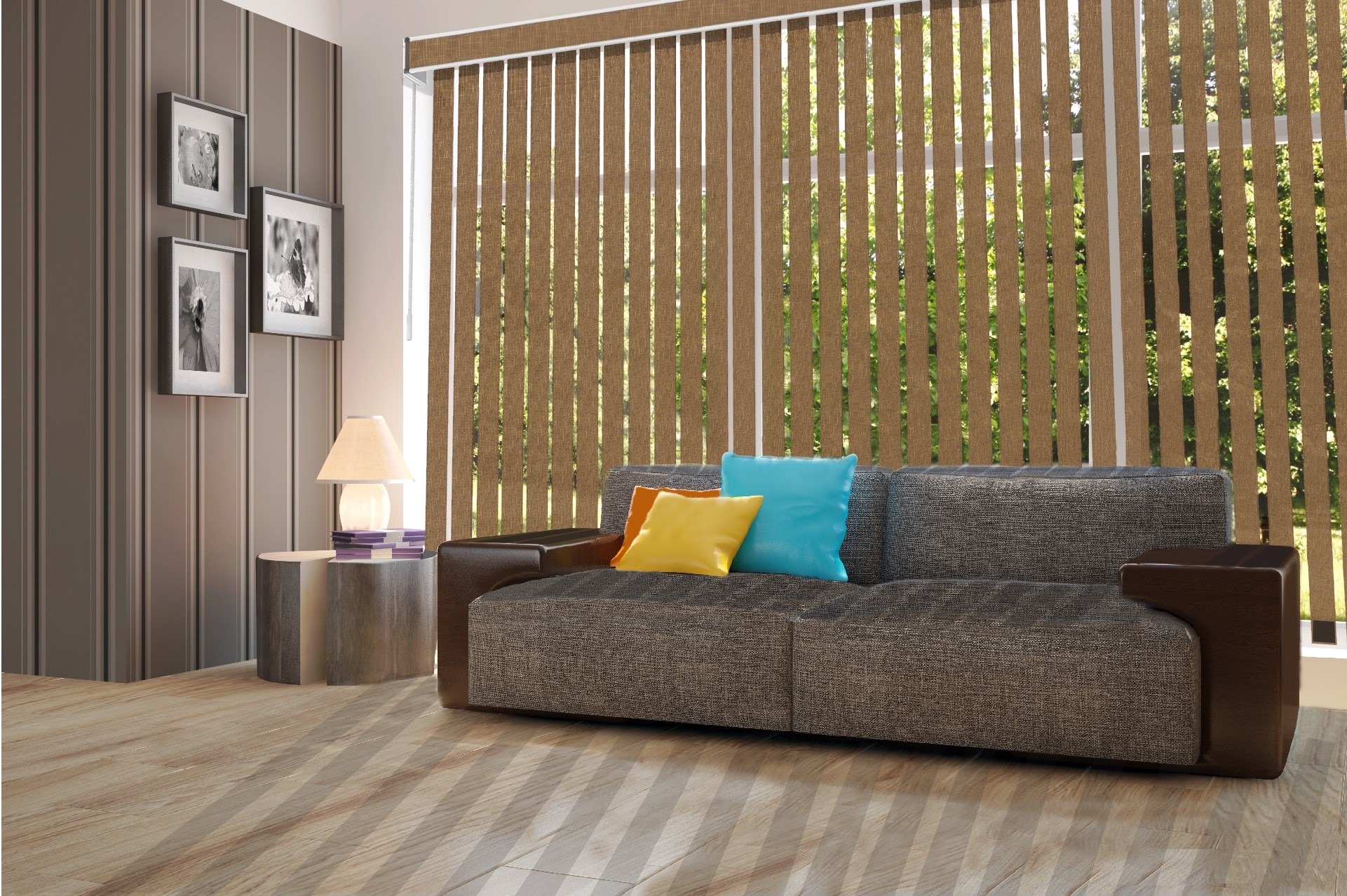 American Blinds: Advantage Fabric Vertical Blinds